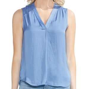 Vince Camuto Rumpled satin blouse